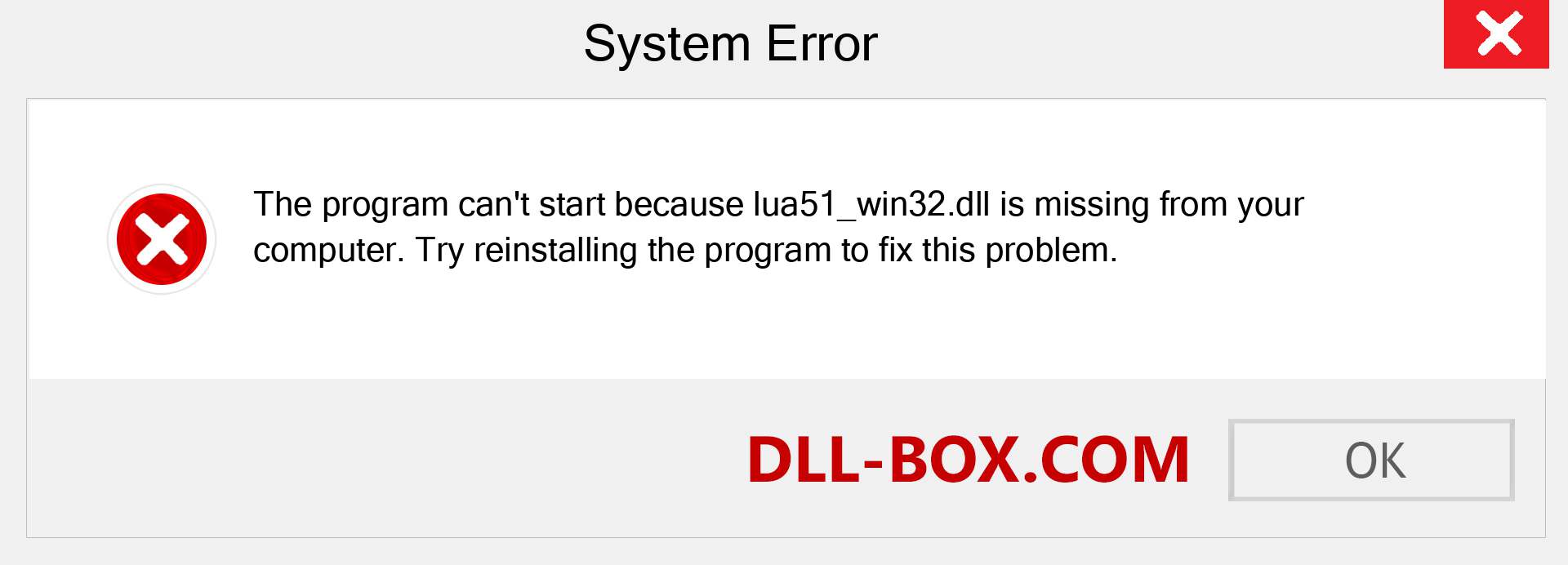  lua51_win32.dll file is missing?. Download for Windows 7, 8, 10 - Fix  lua51_win32 dll Missing Error on Windows, photos, images