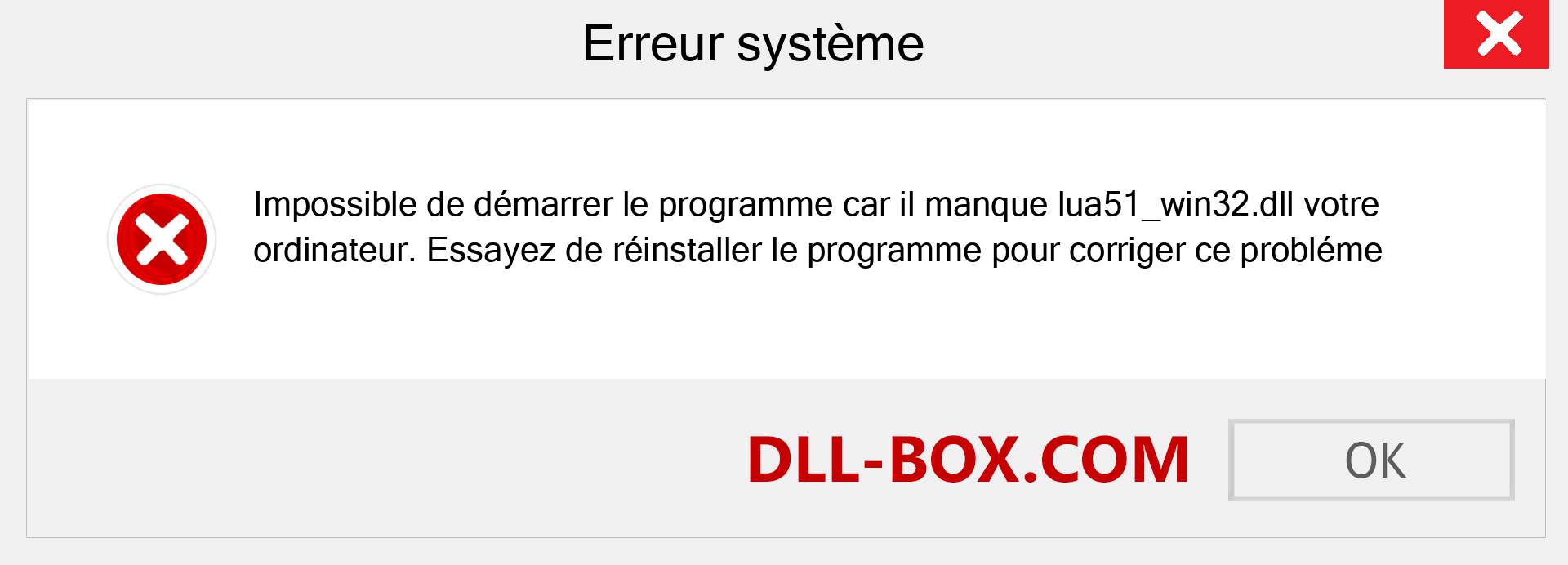 Le fichier lua51_win32.dll est manquant ?. Télécharger pour Windows 7, 8, 10 - Correction de l'erreur manquante lua51_win32 dll sur Windows, photos, images